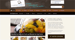 Desktop Screenshot of cuisinez-corse.com